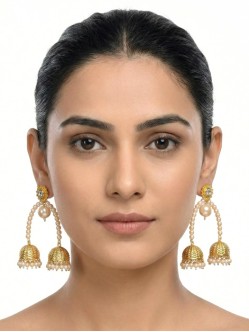 Antique Polki Earrings